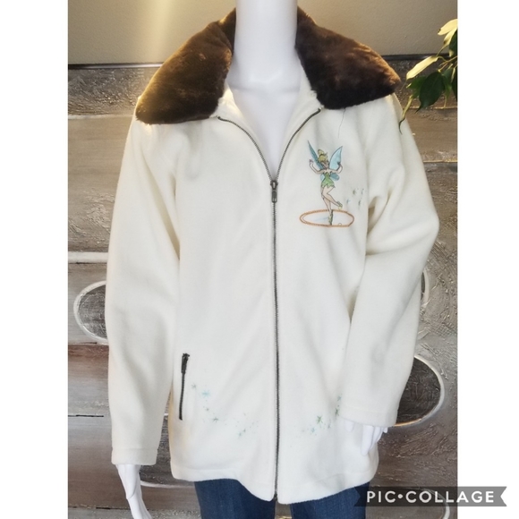 Disney Jackets & Blazers - Disney Catalogue full zip Tickerbell fleece.